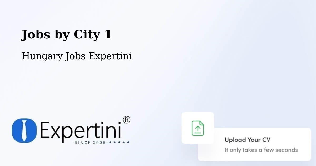 City Jobs in Hungary - Expertini